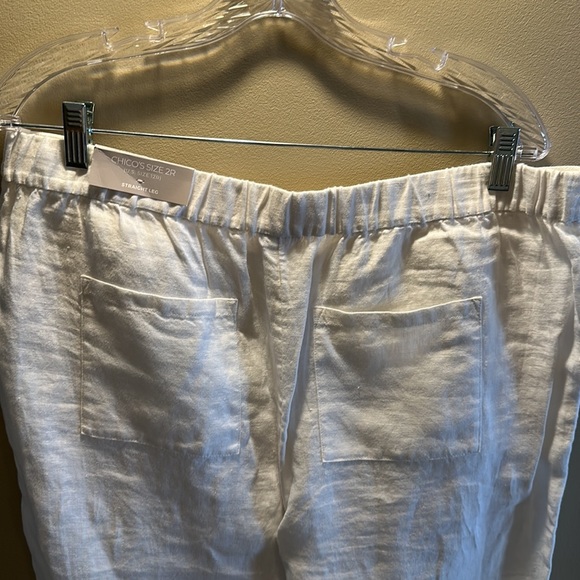NWT Linen pants! Size 2R! - Picture 4 of 5
